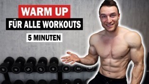 '5 Minuten Ganzkörper Warm Up für alle Workouts | Sascha Huber'