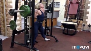 'Female Fitness Motivation - Galina Netrebina -  personal trainer'