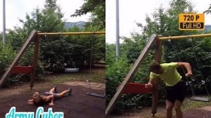 'Fitness babe tries and FAILS to work out when THIS happens'