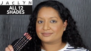 'Jaclyn Cosmetics Poutspoken Lip Liners Review'