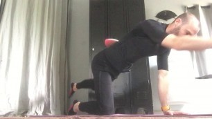 'Routine gainage et travail du dos'