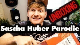 'Unboxing mit Sascha Huber | Parodie #saschahuber #parodie #fitness'