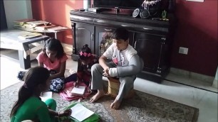 'Table of 4, Maths, Jaysheel recitating to motivate school dropout kids for joing school again'