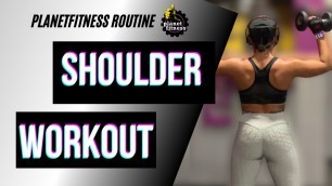 'Planet Fitness Shoulder Workout for Women | Sexy Shoulders'