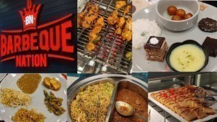 'Barbeque Nation Unlimited Buffet | Unlimited Food and Kebab | SRMT Mall | Kakinada | Food Vlog'