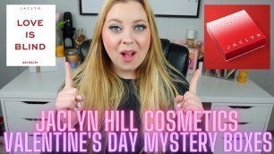 'JACLYN HILL COSMETICS VALENTINE\'S DAY MYSTERY BOXES 2021 SPOILERS | 4 BOXES & ALL THE INFO'