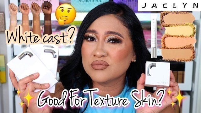'JACLYN COSMETICS PREP AND SET POWDER COLLECTION | WORTH THE HYPE? | FULL REVIEW | ON TEXTURED SKIN'