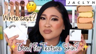 'JACLYN COSMETICS PREP AND SET POWDER COLLECTION | WORTH THE HYPE?  | FULL REVIEW | ON TEXTURED SKIN'