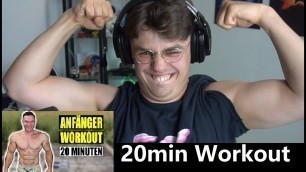 'Live StreamWorkout #3 Anfänger Workout von Sascha Huber - Papaplatte [29.07.20]'