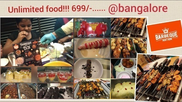 'Barbeque nation (BBQ) Bangalore review in Tamil | Bbq nation unlimited food review | Barbeque nation'