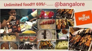 'Barbeque nation (BBQ) Bangalore review in Tamil | Bbq nation unlimited food review | Barbeque nation'