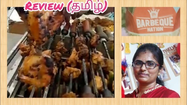 'Barbeque Nation Review in Tamil தமிழ். Buffet restaurant both veg and nonveg. Unlimited buffet salem'