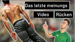 'Meine LETZTE Bewertung eines Sascha Huber Workout (Rücken) I AleForte'