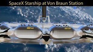 SpaceX Starship and The Von Braun Rotating Space Station