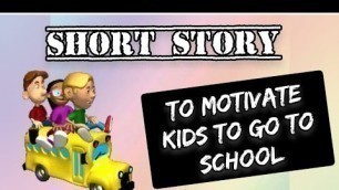 'Story Time - Raccoon\'s First Day Of School | Short Story To Motivate Kids On First Day Of School'