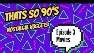 Drunken Progressive: I was on a podcast about 90s movies. It was fun.
