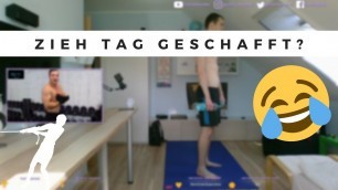 'Lappen macht Sascha Huber 20 Min  PULL DAY Workout für Zuhause mit Kurzhanteln | Rücken, Bizeps 