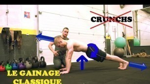 'Les méfaits des \"crunchs\" et gainage classique'