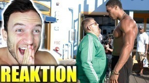 'Sascha Huber reagiert auf dicker Mann vs Bodybuilder!'