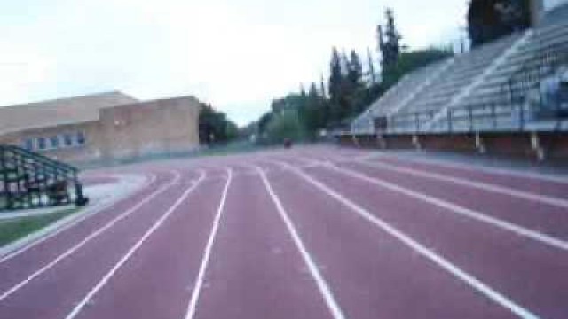 'The 100 Meter Run - used to motivate and measure'