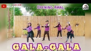 'SENAM KREASI \"GALA-GALA\" Ku Rindu Gayamu | Choreo Kellykreasi gerakannya dibuat paling MUDAH SEDUNIA'