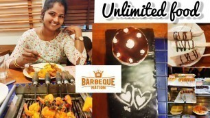 'Barbeque Nation Vizag |BBQ in Telugu | Unlimited Food || Buffet | Price || Grill Restaurant in Vizag'