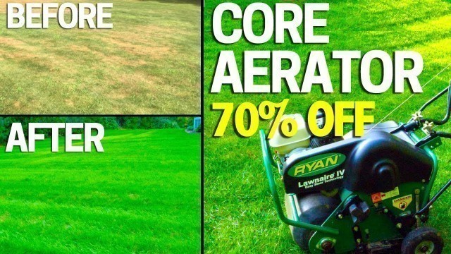 'How to Aerate Your Lawn BIG Results - BUY Don\'t Rent an Aerator'