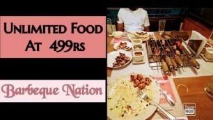 'Barbeque Nation Kanpur Mini Tour | Unlimited Food Serving | Cheapest Day To Go BarbequeNation'