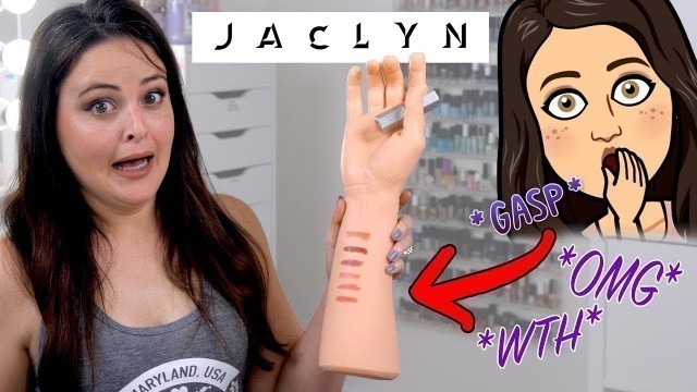 'Finding Jaclyn Cosmetics lipstick DUPES made my ARM FALL OFF!'