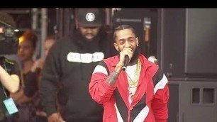 'Nipsey Hussle Full Performance Broccoli City 2018'