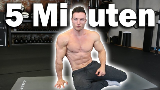 'Brutales 5 Minuten Sixpack Workout für Zuhause!'