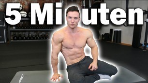 'Brutales 5 Minuten Sixpack Workout für Zuhause!'