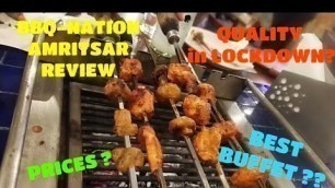 'BARBEQUE-NATION  AMRITSAR || ||UNLIMITED VEG AND NON-VEG|| [VLOG] ft.SHIVA NARULA'