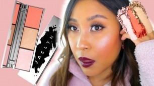 'JACLYN HILL HOLIDAY COLLECTION WINTER SUN FACE PALETTE & LIP LINER REVIEW'
