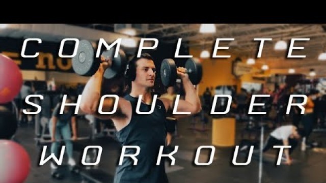 'Full Shoulder Workout for MASS (Planet Fitness Edition)'