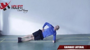 'exercice fitness gainage latéral'