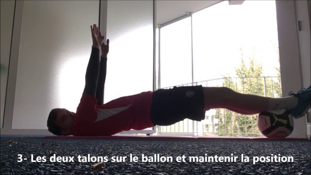 'Gainage avec ballon'