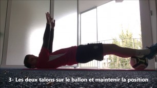 'Gainage avec ballon'
