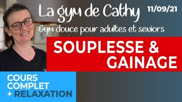 '11 septembre 2021: Cours de gym douce pour adultes: Souplesse et gainage'