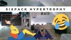 'Lappen macht Sascha Huber Schnellster SIXPACK Muskelaufbau | Workout im Hypertrophiebereich 