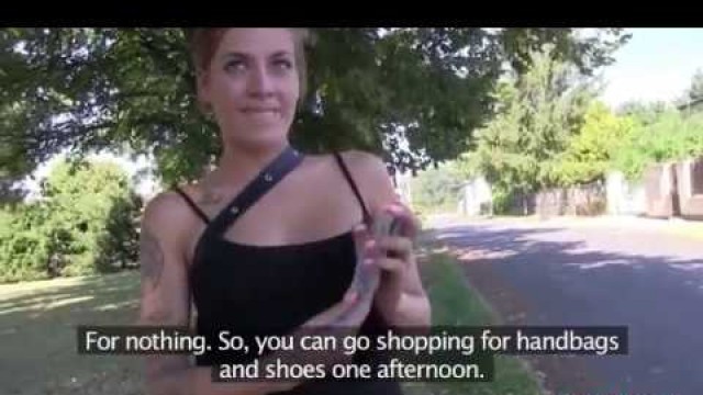 'Public Agent Fitness Babe Swallows Everything'