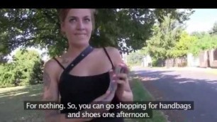 'Public Agent Fitness Babe Swallows Everything'