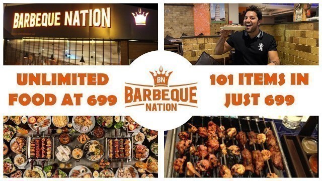 'Barbeque Nation After Lockdown |Sec-16 Noida | Unlimited Food @ Just 699 | Full Vlog | Sb Vlogs'