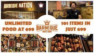 'Barbeque Nation After Lockdown |Sec-16 Noida | Unlimited Food @ Just 699 | Full Vlog | Sb Vlogs'