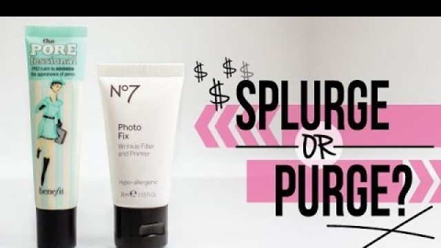 'Splurge or Purge: Benefit POREfessional vs. Boots No7 Primer | Makeup Geek'