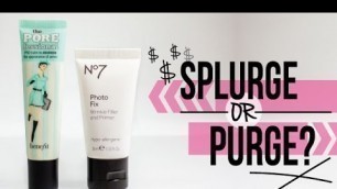 'Splurge or Purge: Benefit POREfessional vs. Boots No7 Primer | Makeup Geek'