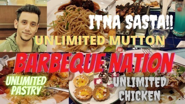 'Barbeque Nation Buffet Kolkata 2021| Unlimited Mutton, Chicken, Pastry | Cheap Price | Pallab Vlogs'