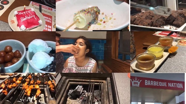 'BarbequeNation vlog in tamil | Erode | Prishaanitha | Barbique nation | unlimited buffet'