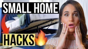 INTERIOR DESIGN TOP SMALL HOME HACKS & IDEAS | Decorating Tips for your Small Space, Small Apartment