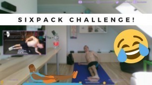 'Lappen macht Sascha Huber 10 Minuten Sixpack Workout Challenge | Schaffst du es? 